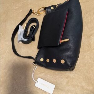 Hammitt Black and Gold Shoulder Bag
